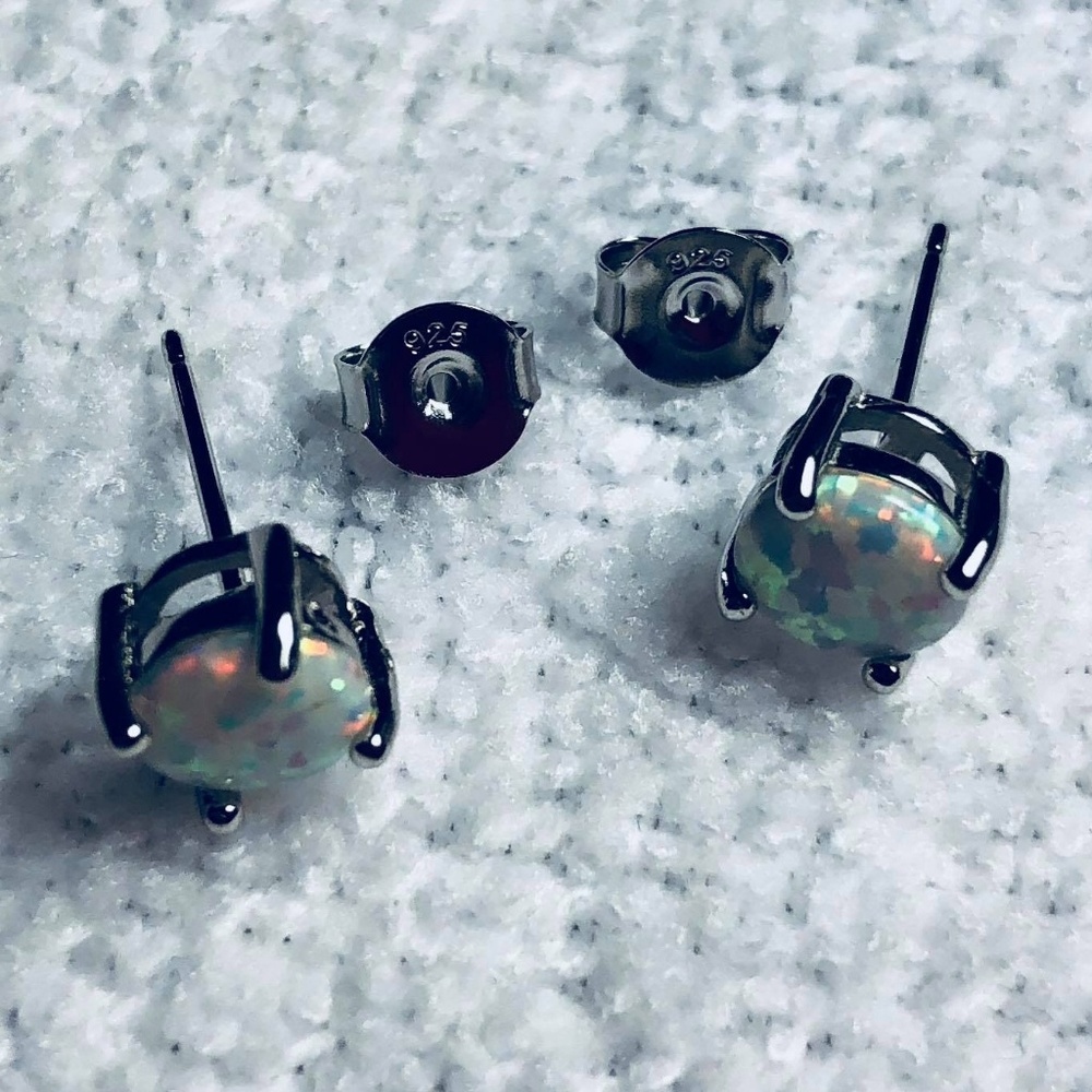 925 sterling silver stud earings